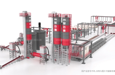 智珠垣澆筑式輕質墻體生產線