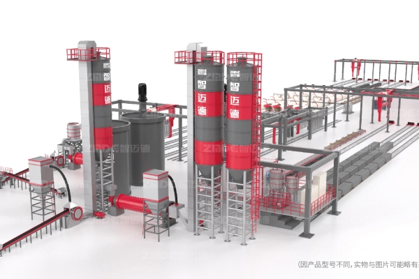 智珠垣澆筑式輕質墻體生產線